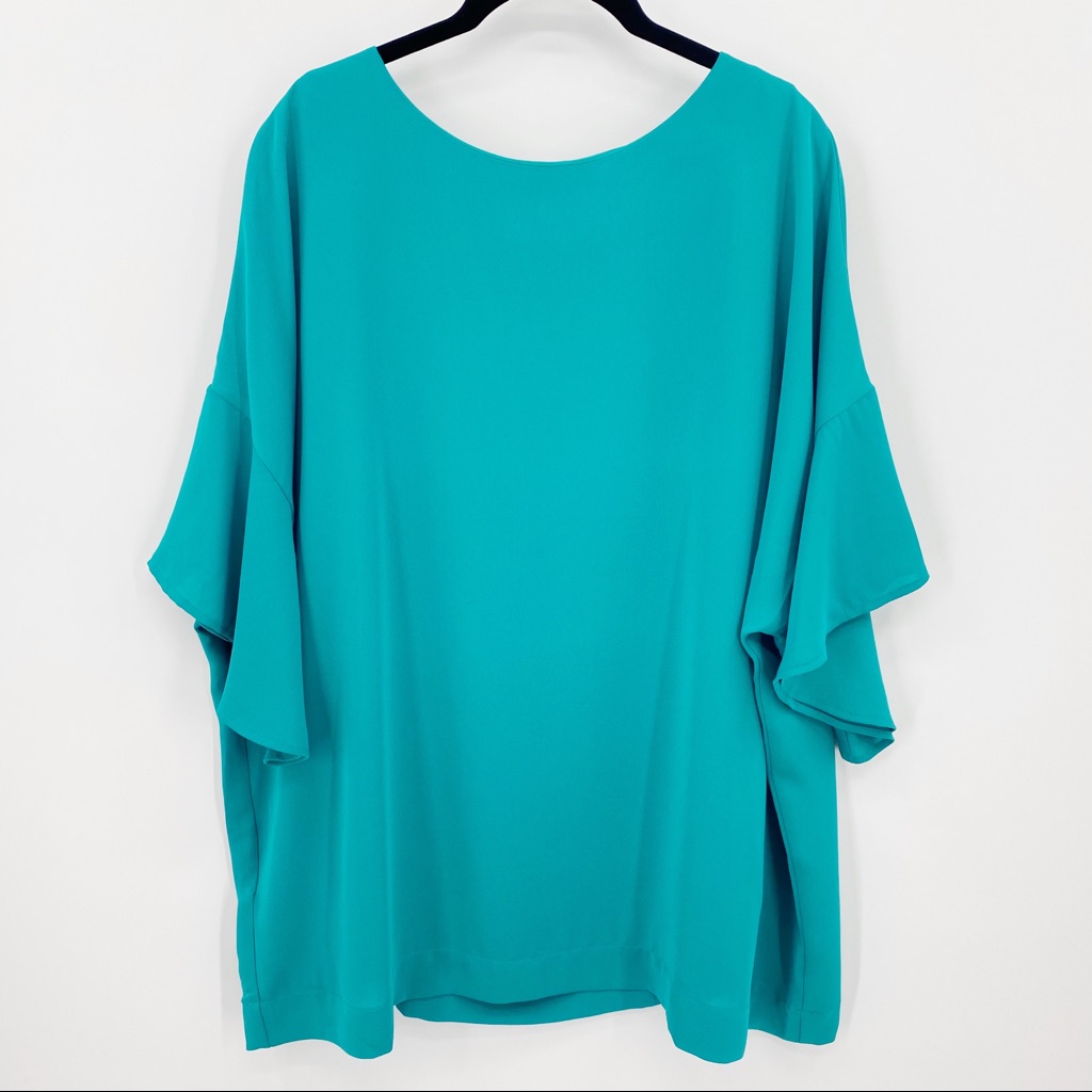 J. Jill Flutter Sleeves Blouse, L
